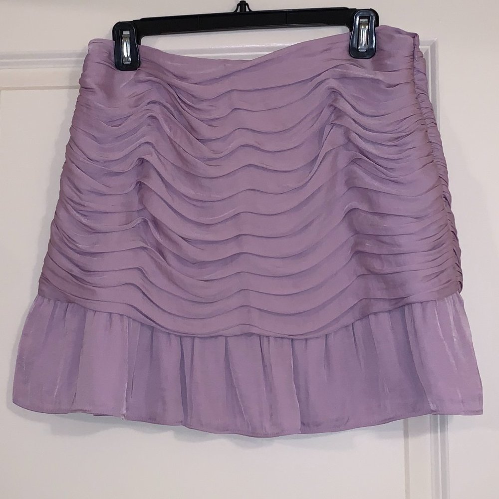 Lavender Silky Skirt
